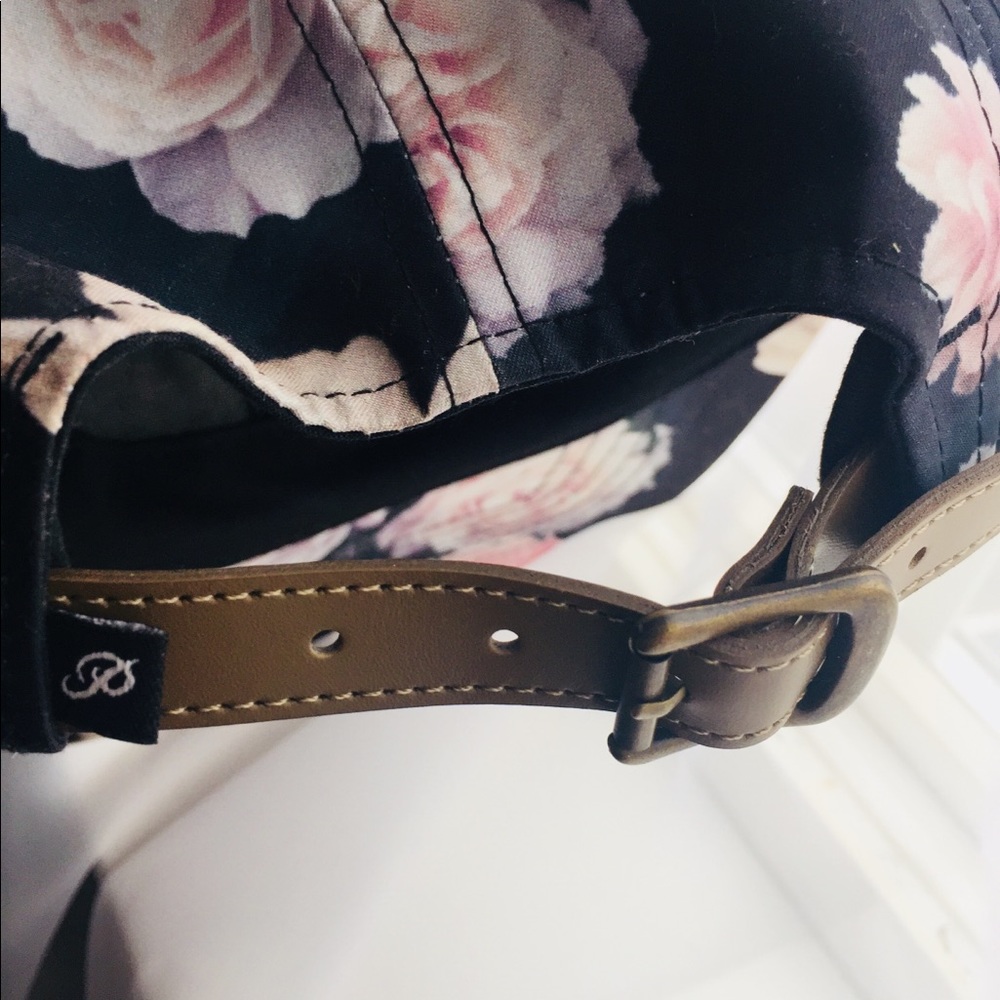 Primitive floral hat